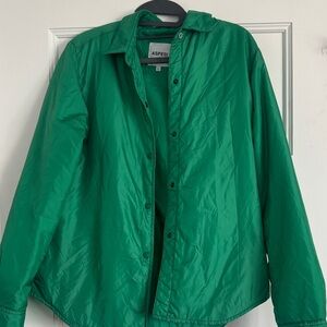Aspesi Green Button-Up Jacket